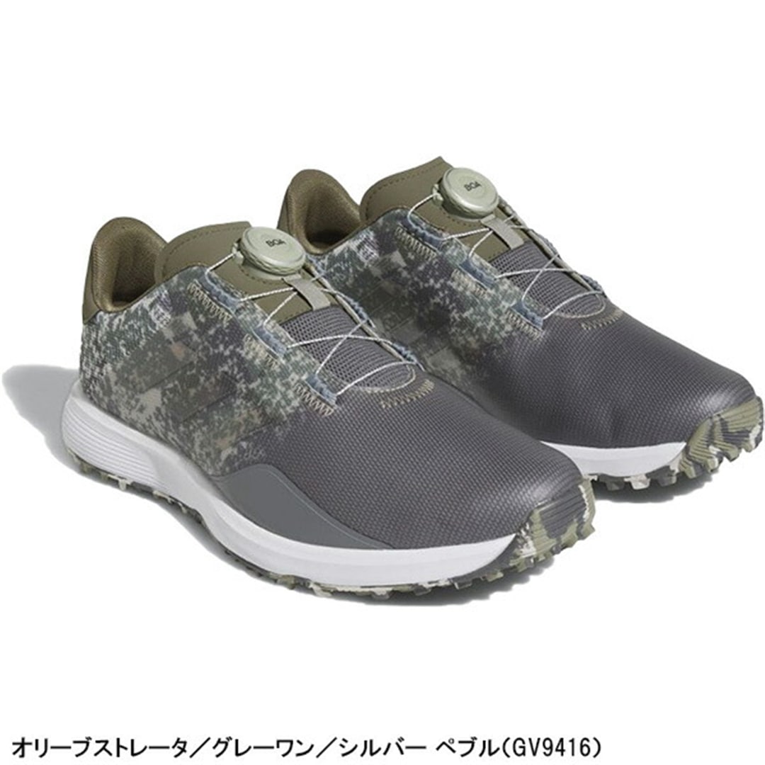 アディダス ゴルフ ゴルフシューズ S2G SL ボア 23 スパイクレス メンズ LIJ44 GV9416 3E相当 オリーブS/グレーワン…(GV9416) 24.5cm