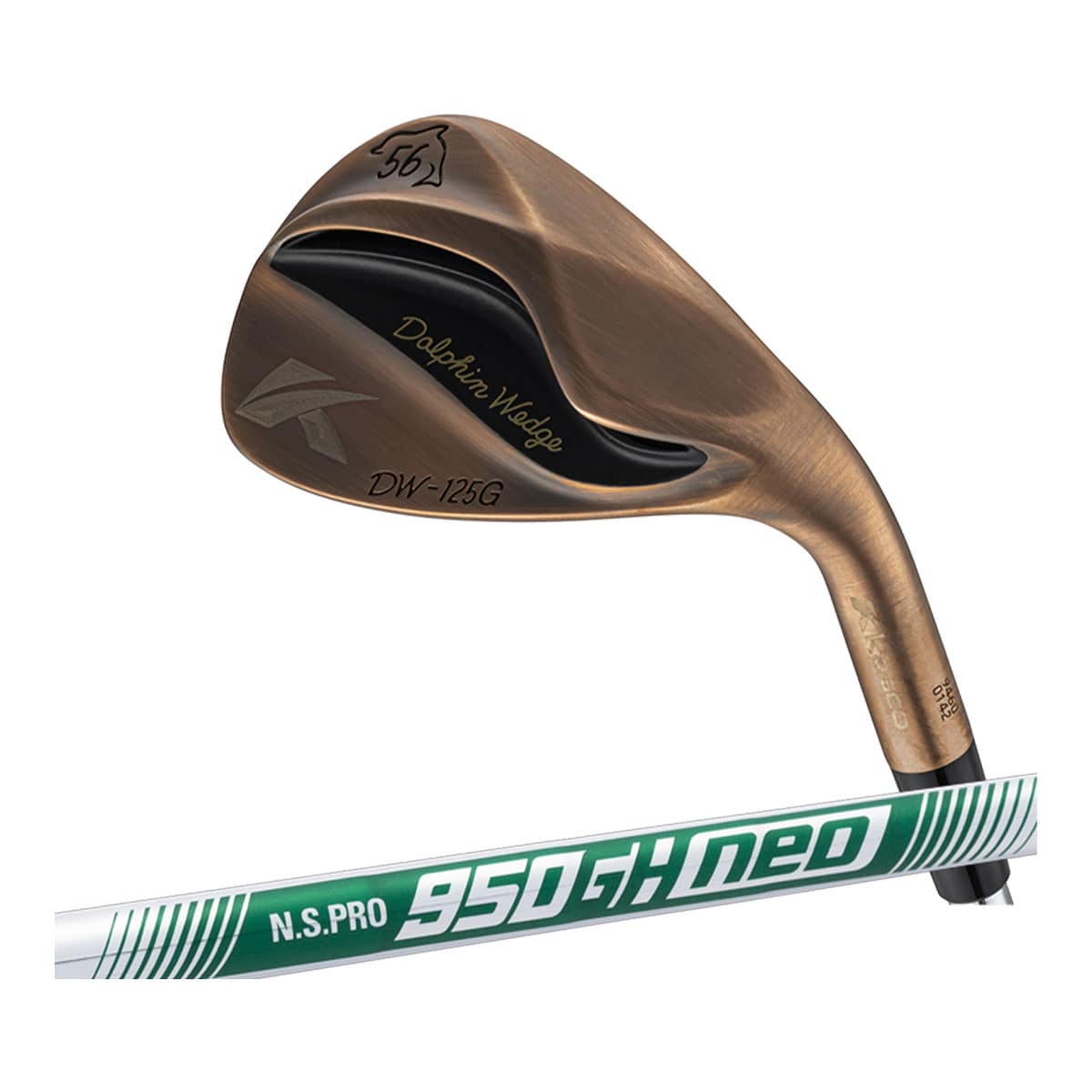 キャスコ ドルフィン ウェッジ DW-125G Copper NS PRO 950GH neo スチールシャフト装着 2025年モデル Kasco dolphin wedge 日本仕様 ゴルフクラブ メンズ 右利き用 46度 WEDGE