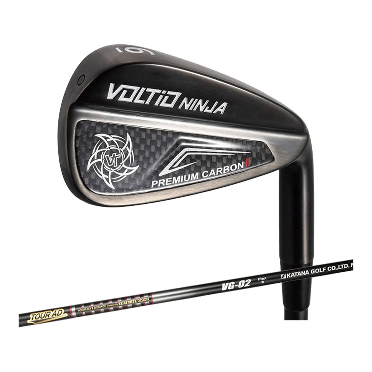 カタナ ボルティオ ニンジャ プレミアムカーボン2 HOLLOW アイアン 単品 TOUR AD VG-02シャフト 日本仕様 KATANA VOLTIO NINJA PREMIUM CARBON II HOLLOW IRON ゴルフクラブ メンズ 右利き用 R #6