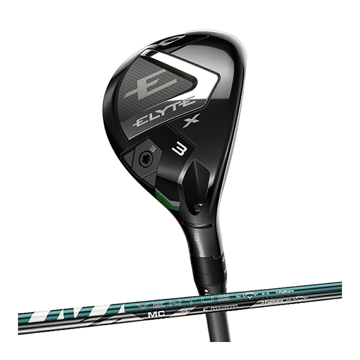 キャロウェイ ELYTE エリート X ユーティリティ VENTUS GREEN 50/FUJIKURA MC 70 for Callaway カーボンシャフト 2025年モデル VENTUS_GREEN50_for_CW(S) 4H(21度)