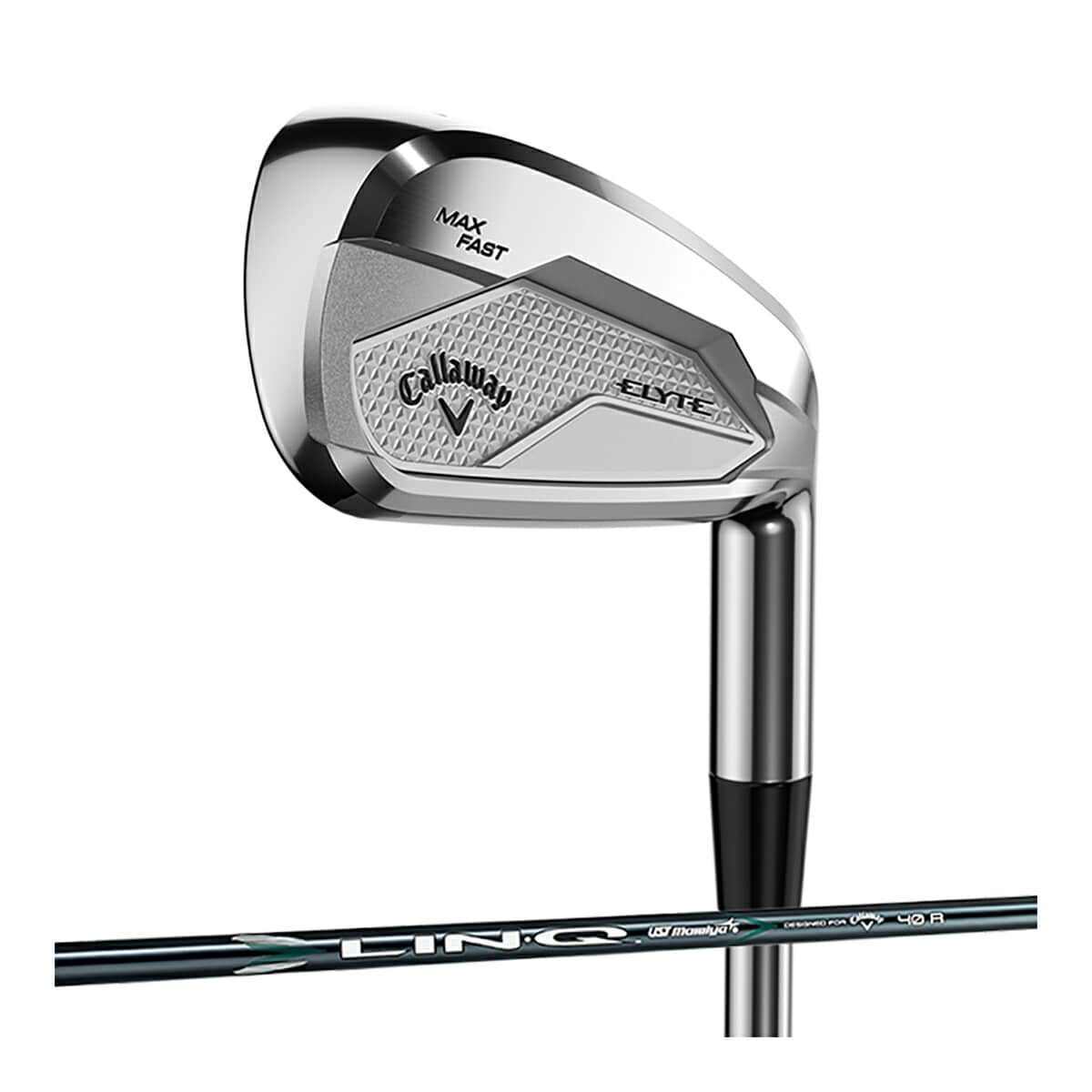 キャロウェイ ELYTE エリート MAX FAST アイアン 5本セット(I#6-9、PW)LIN-Q GREEN 40 for Callaway(R)カーボンシャフト 2025年モデル R I#6-9、PW