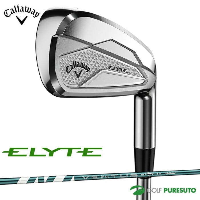 キャロウェイ ELYTE エリート アイアン 5本セット（I#6-9、PW）VENTUS GREEN 50 for Callaway（R）カーボンシャフト 2025年モデル[Callaway]