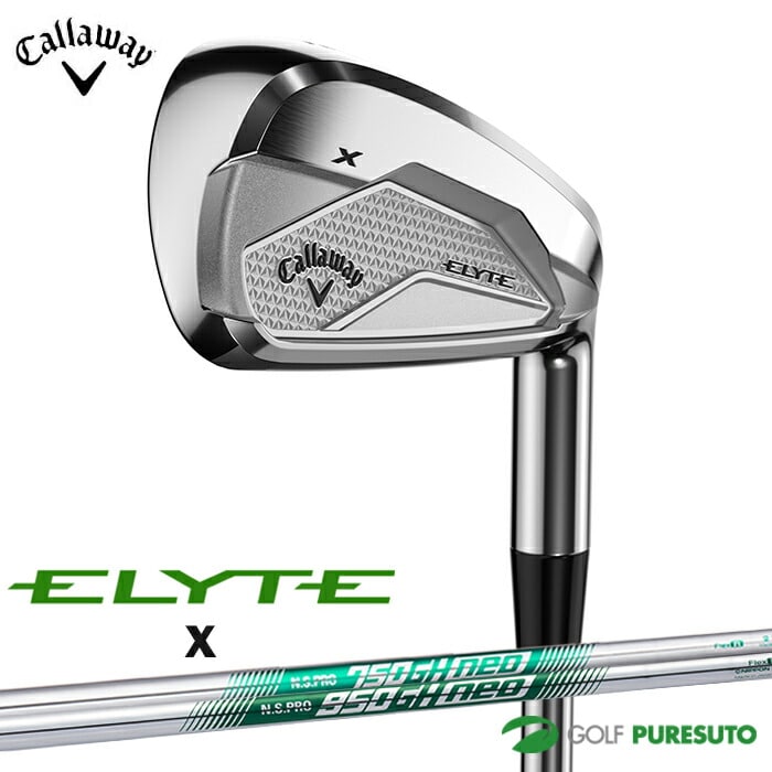 キャロウェイ ELYTE エリート X アイアン 単品（I#5、AW、GW、SW）NS PRO 950GH neo（S）／NS PRO 750GH neo（S）スチールシャフト 2025年モデル