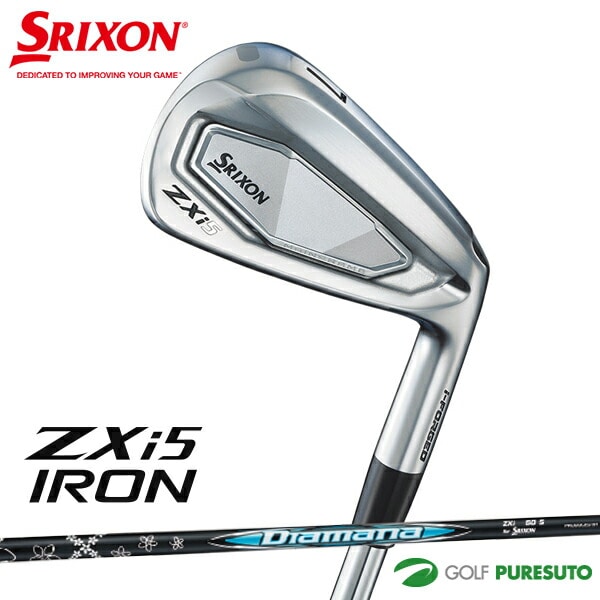 ダンロップ スリクソン ZXi5 アイアン6本セット（#5～9、PW) Diamana ZXi for IRON カーボンシャフト［DUNLOP SRIXON］