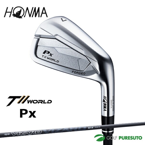 本間ゴルフ ツアーワールド Px アイアン 5本セット（#6-#P) VIZARD EZ-C カーボンシャフト 2024年モデル HONMA TOUR WORLD ホンマゴルフ アイアンセット ゴルフクラブ メンズ 右利き
