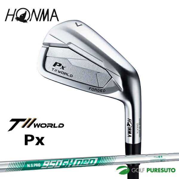 本間ゴルフ ツアーワールド Px アイアン 単品(#5、#A) NS PRO 950GH neo スチールシャフト 2024年モデル HONMA TOUR WORLD ホンマゴルフ ゴルフクラブ メンズ 右利き
