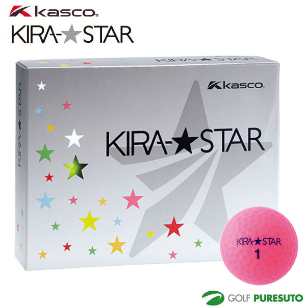 キャスコ KIRA★STAR ゴルフボール 1ダース(12球入) キラスター Kasco