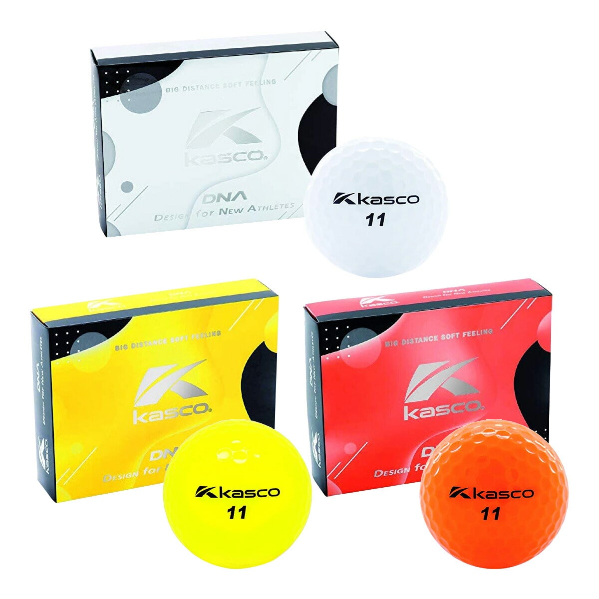 キャスコ ゴルフボール DNA 1ダース（12球入り）ダース箱