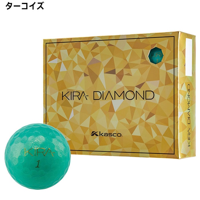 キャスコ ゴルフボール KIRA DIAMOND2 キラダイヤモンド2 ●2024年モデル● 1ダース（12球入）