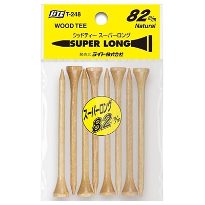 ライト ゴルフ ウッドティー82 ニス塗 T-248