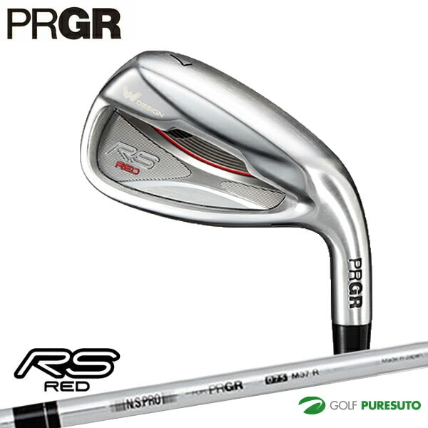 プロギア RS RED アイアン 単品(#5、AW、SW)ソフトスチールシャフト PRGR RS レッド ゴルフクラブ メンズ 右利き用 2019年モデル