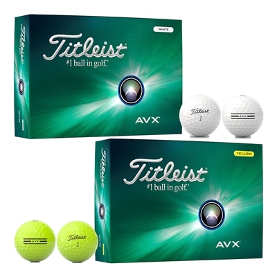 タイトリスト ゴルフボール AVX 1ダース ●2024年モデル● Titleist