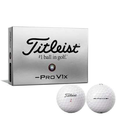 タイトリスト ゴルフボール PRO V1x LEFT DASH 1ダース ●2024年モデル● Titleist