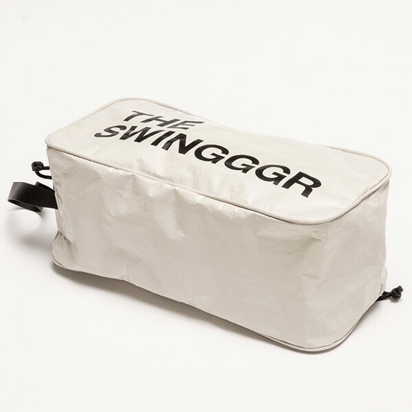 ザ スウィンガー シューズケース ユニセックス 0124-SWG-AC007 シューズバッグ 靴入れ 2024年春夏モデル THE SWINGGGR SWINGER SHOE CASE ザスウィンガー メンズ レディース - ブラック(BLK)