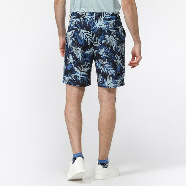 ロサーセン ショートパンツ ストレッチ ミニリッププリント メンズ 044-71442 ボトムス ゴルフウェア 春夏モデル 春夏ウェア ROSASEN 短パン ハーフパンツ 79サイズ ネイビー(098)