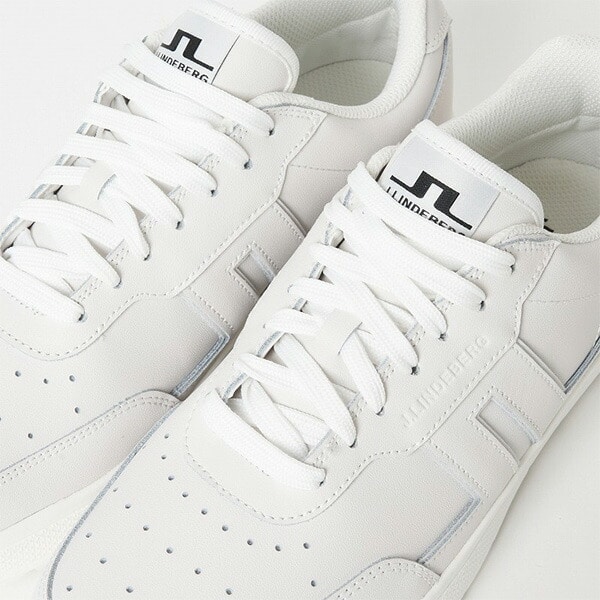 J.リンドバーグ ゴルフ ゴルフシューズ スパイクレスシューズ ACE LOW-TOP GOLF SNEAKER メンズ 073-33331 ジェイリンドバーグ 2025年春夏モデル J.LINDEBERG 紐タイプ シューレース エースロートップ ゴルフスニーカー 【43】28.0cm ホワイト(004)