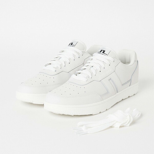J.リンドバーグ ゴルフ ゴルフシューズ スパイクレスシューズ ACE LOW-TOP GOLF SNEAKER メンズ 073-33331 ジェイリンドバーグ 2025年春夏モデル J.LINDEBERG 紐タイプ シューレース エースロートップ ゴルフスニーカー 【43】28.0cm ホワイト(004)