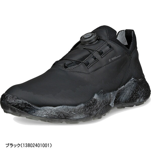 エコー ゴルフシューズ レザーウォータープルーフ ボア メンズ 13802401001/13802401007 ECCO GOLF biom h5 hybrid スパイクレス ゴルフシューズ 3E相当 2025年春夏モデル ダイヤル式 ダイヤルタイプ バイオム H5 ハイブリッド BOA