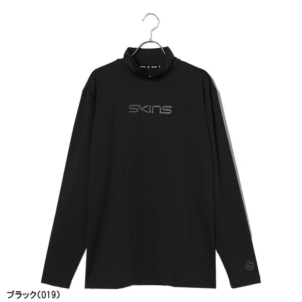 スキンズ 長袖 GOLF 胸ポイントロングスリーブプルオーバー シャツ メンズ 187-21310 SKINS ゴルフ ゴルフウェア 吸水速乾 UVカット 抗菌防臭 接触冷感