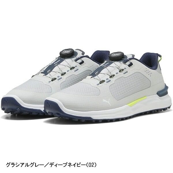 プーマ ゴルフ ゴルフシューズ イグナイトエレベートXディスク スパイクレス シューズ メンズ 310724 3E相当 ダイヤル式 ダイヤルタイプ 2025年春夏モデル PUMA GOLF ローカット