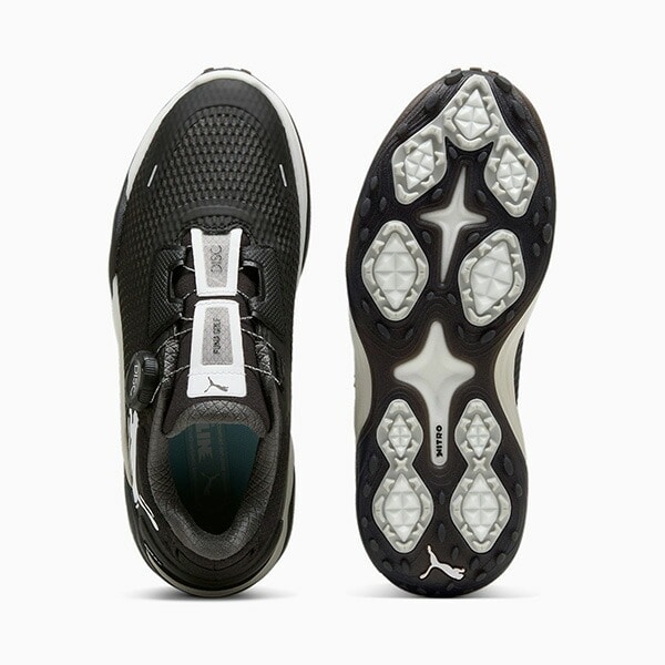 【レディース】プーマ ゴルフ ゴルフシューズ ウィメンズ ゴルフ シャドウキャット ニトロ ディスク スパイクレスシューズ 310833 3E相当 PUMA GOLF SHADOWCAT NITRO 女性用 ダイヤル式 2025年新色 23.0cm Pホワイト/Pブラック/…(04)