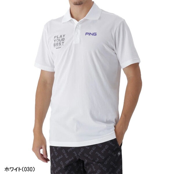 ピン ゴルフ 半袖 ポロシャツ サライテック メンズ EARLY AUTUMN 621-5260700 ゴルフウェア アパレル PING GOLF 2025年秋冬モデル 秋冬ウェア トップス