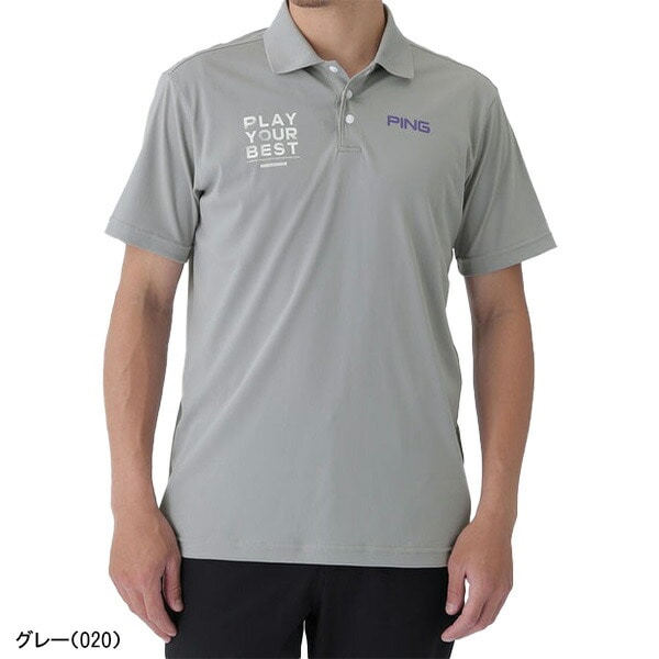 ピン ゴルフ 半袖 ポロシャツ サライテック メンズ EARLY AUTUMN 621-5260700 ゴルフウェア アパレル PING GOLF 2025年秋冬モデル 秋冬ウェア トップス