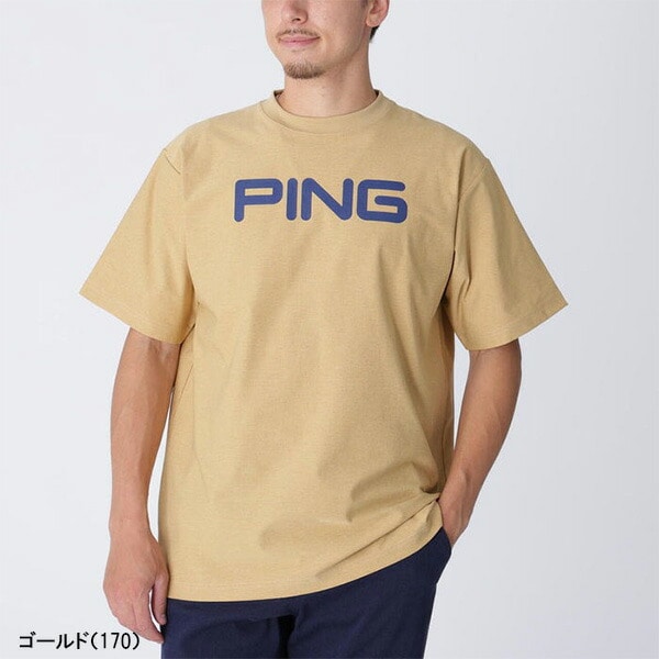 ピン ゴルフ 半袖 Tシャツ ONE OCEAN 天竺半袖ティーシャツ NATIVE ユニセックス 621-5264801 ゴルフウェア アパレル PING GOLF 2025年秋冬モデル 秋冬ウェア メンズ レディース