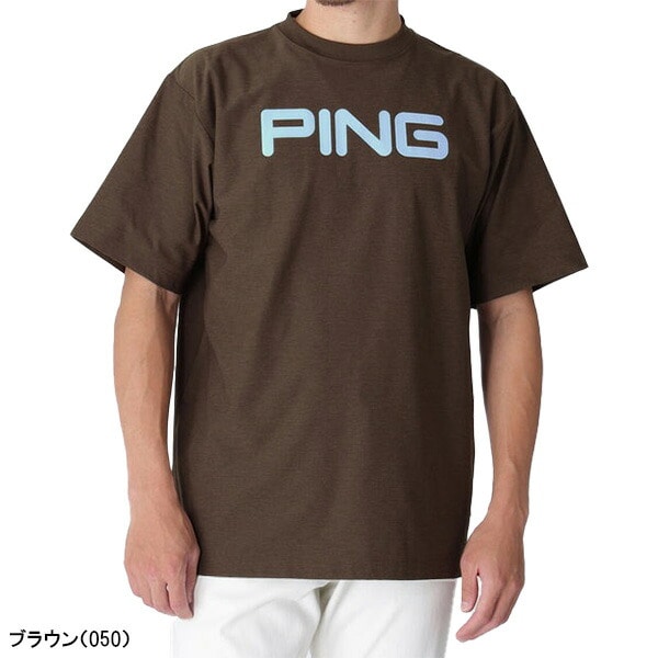 ピン ゴルフ 半袖 Tシャツ ONE OCEAN 天竺半袖ティーシャツ NATIVE ユニセックス 621-5264801 ゴルフウェア アパレル PING GOLF 2025年秋冬モデル 秋冬ウェア メンズ レディース