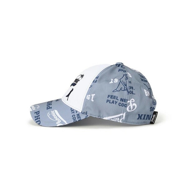 ピン ゴルフ ゴルフキャップ Mr.PING総柄プリントキャップ ユニセックス 621-5287004 帽子 ヘッドウェア アパレル PING GOLF NATIVE 2025年秋冬モデル 秋冬ウェア メンズ レディース - グレー(020)