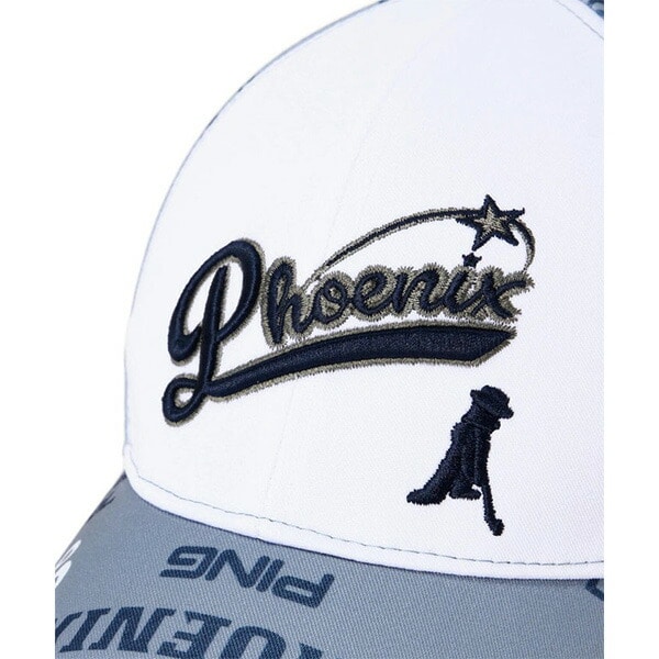 ピン ゴルフ ゴルフキャップ Mr.PING総柄プリントキャップ ユニセックス 621-5287004 帽子 ヘッドウェア アパレル PING GOLF NATIVE 2025年秋冬モデル 秋冬ウェア メンズ レディース - グレー(020)