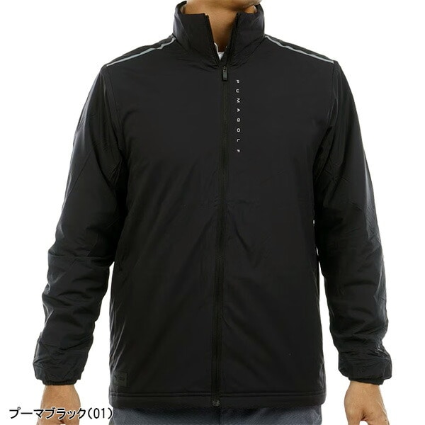 プーマ ゴルフ 長袖 フルジップジャケット PB ブルゾン メンズ 635771 アウター ゴルフウェア 2025年秋冬モデル PUMA GOLF 秋冬ウェア