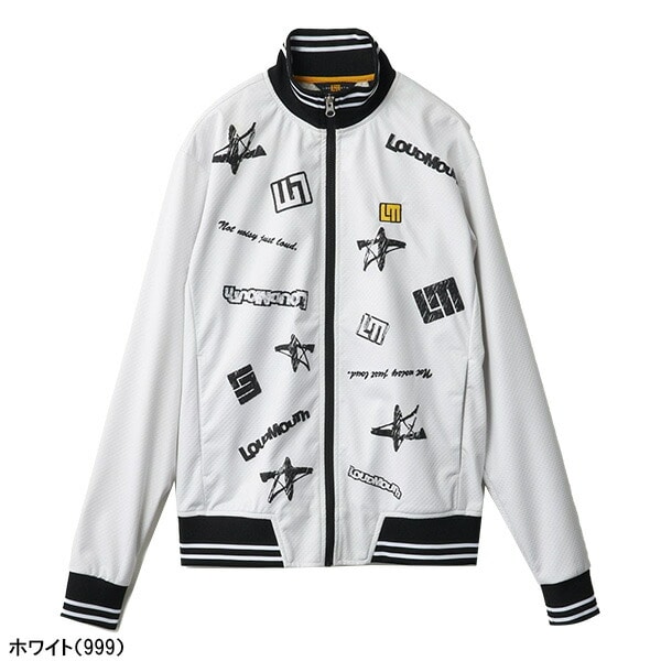 ラウドマウス 長袖 フルジップブルゾン 4WAYストレッチ ライトボンディングブルゾン メンズ 774211 774-211 ゴルフウェア LOUDMOUTH 秋冬モデル 秋冬ウェア ストレッチ 防風