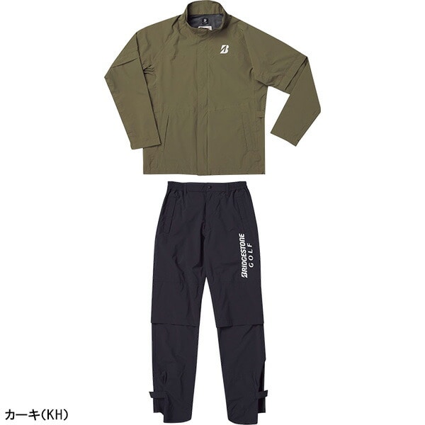 ブリヂストン ゴルフ 水神 レインウェア上下セット（ブルゾン、パンツ） メンズ 84G03 セットアップ レインスーツ 2024年春夏モデル BRIDGESTONE GOLF ゴルフウェア 梅雨 雨合羽 カッパ