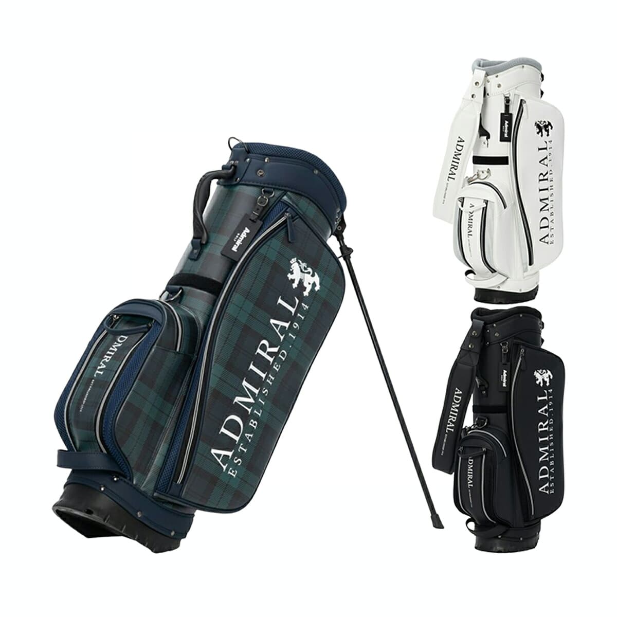 アドミラル ゴルフ 9.0型 スタンド キャディバッグ UKクラシック ADMG6AC4 ゴルフバッグ スタンドタイプ 2026年モデル Admiral GOLF