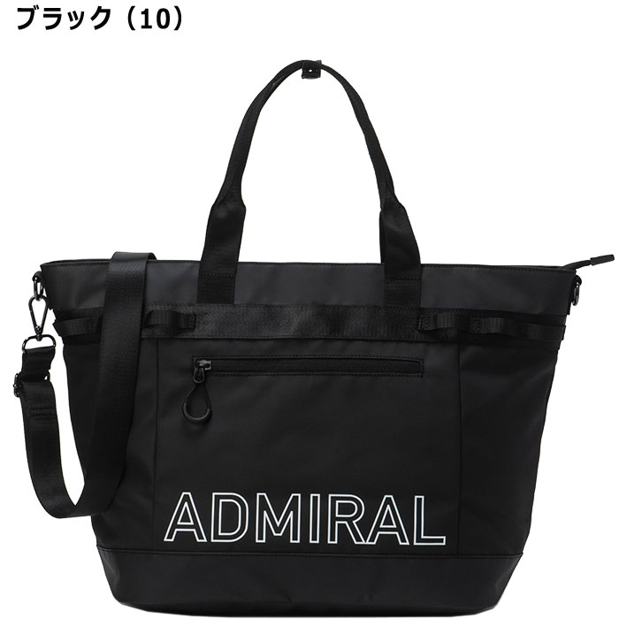 アドミラル ゴルフ コーティングポリエステル トートバッグ ADMZ5ATA ゴルフバッグ 2025年春夏モデル Admiral Golf - ブラック(10)