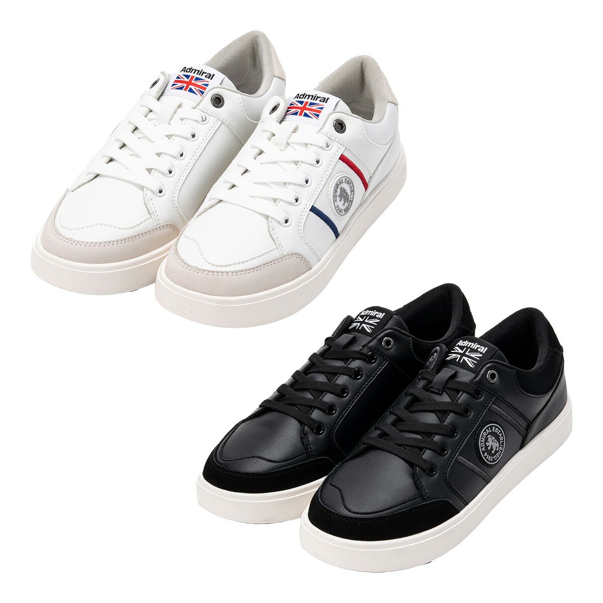 アドミラル ゴルフ ゴルフシューズ LEICESTER ADMS3A 靴 スパイクレスシューズ シューレース 2023年秋冬モデル Admiral Golf メンズ レディース ユニセックス 3E相当【CHM】