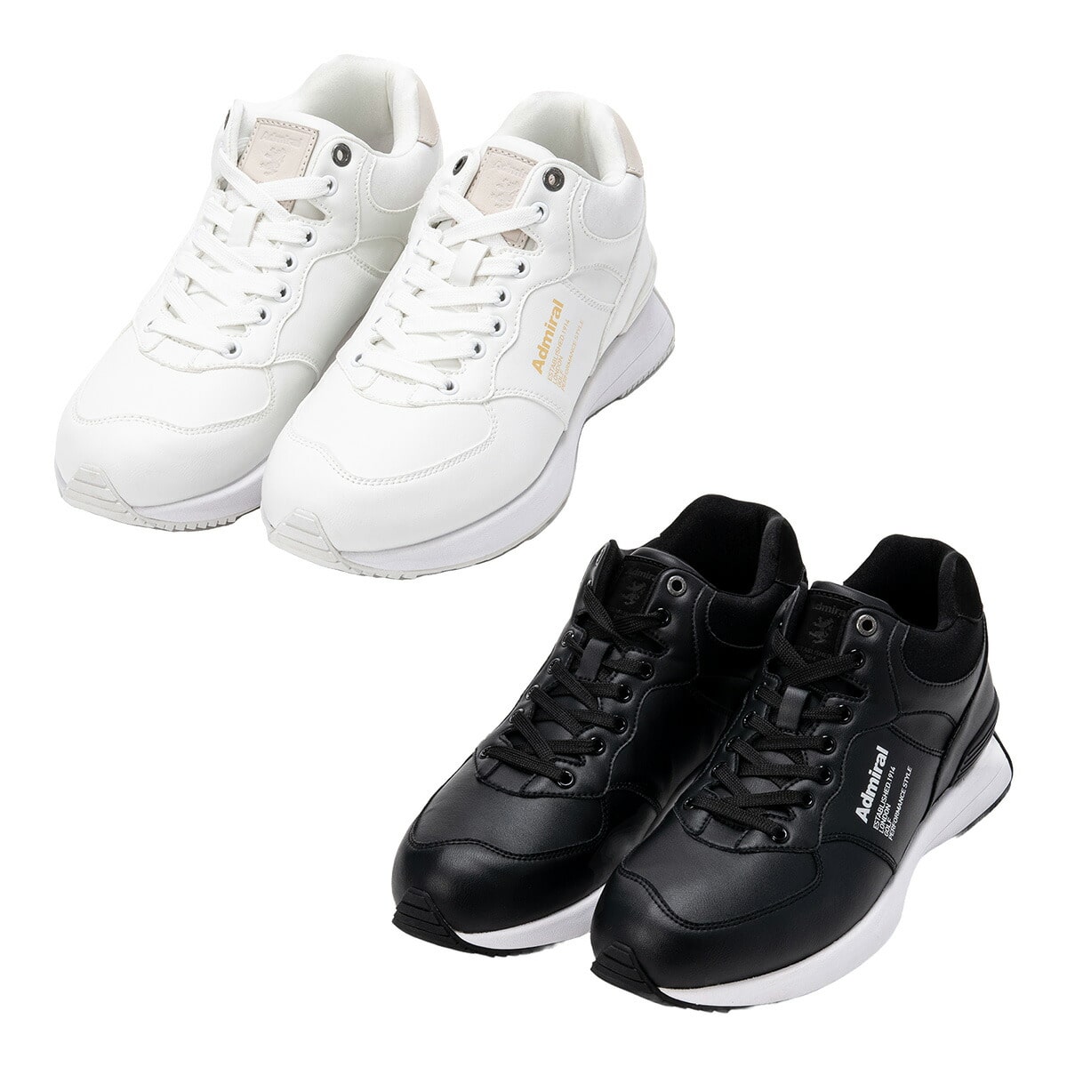 アドミラル ゴルフ ゴルフシューズ HYDEPARK MID ADMS3B 靴 スパイクレスシューズ シューレース 2023年秋冬モデル Admiral Golf メンズ レディース ユニセックス