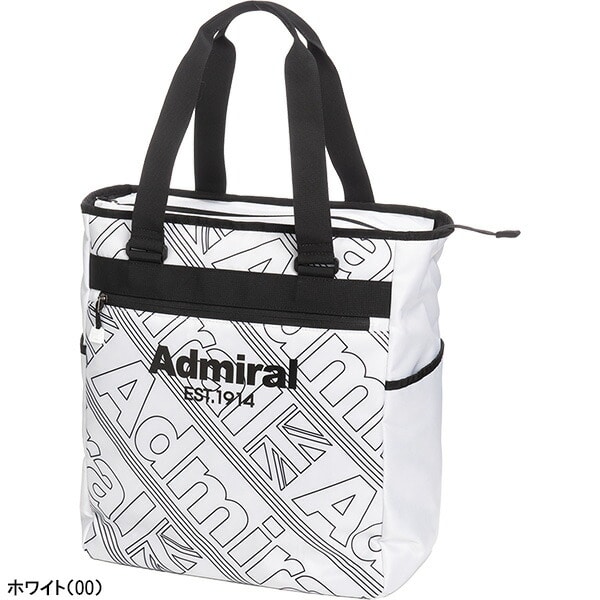 アドミラルゴルフ トートバッグ フラッグシリーズ ADMZ2BT5 おしゃれ - ホワイト(00)