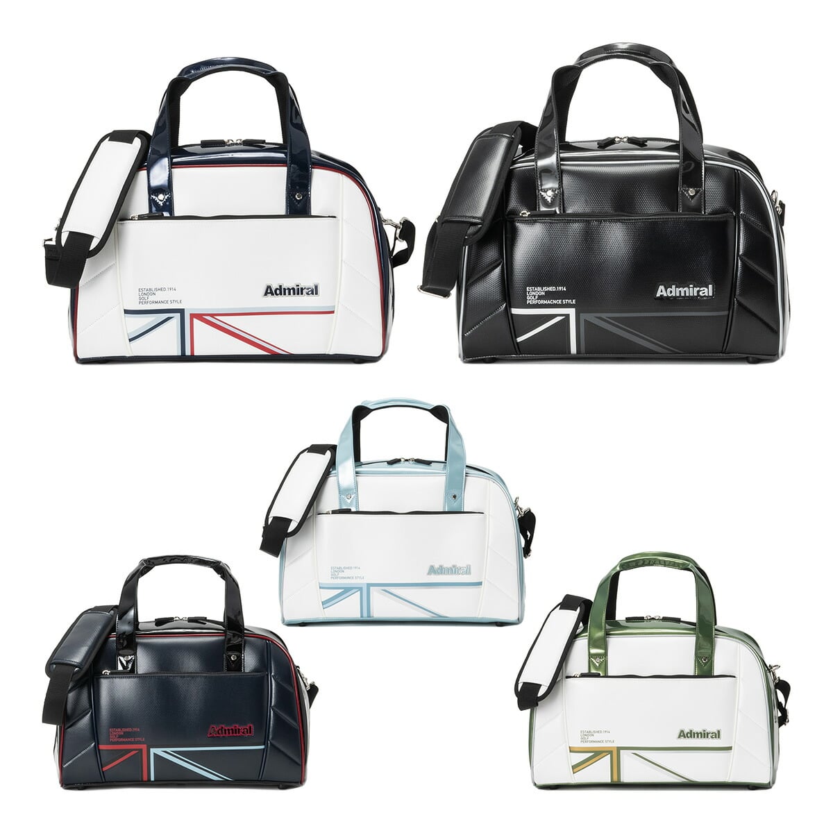 アドミラルゴルフ ボストンバッグ ランパントスポーツ ADMZ5BB2 2025年秋冬モデル Admiral Golf 旅行 メンズ レディース ユニセックス スポーツバッグ - アイスブルー(38)