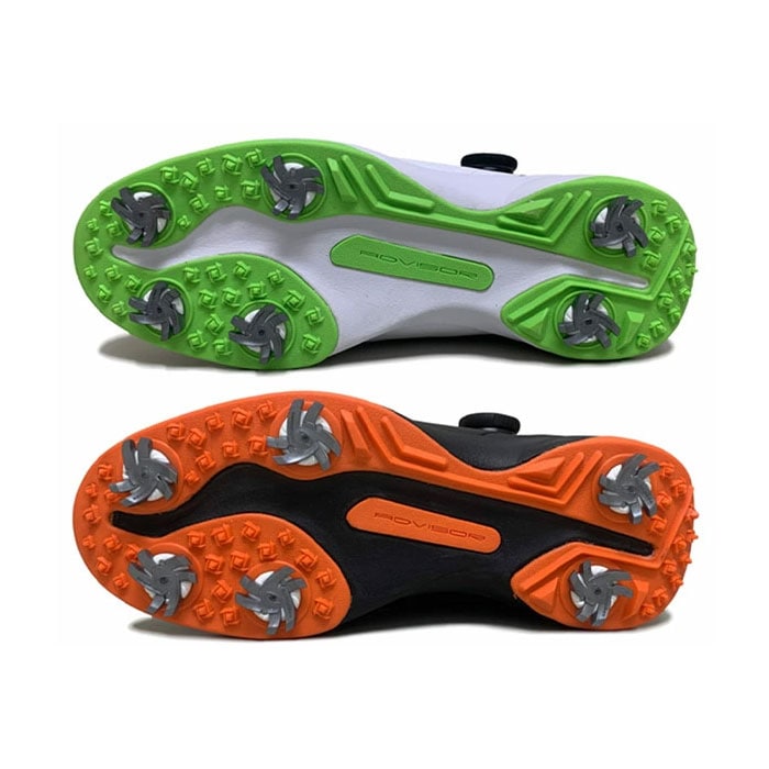 【レディース】アドバイザー ゴルフシューズ ADGS2022L ソフトスパイクシューズ おしゃれ 23.0cm ブラック