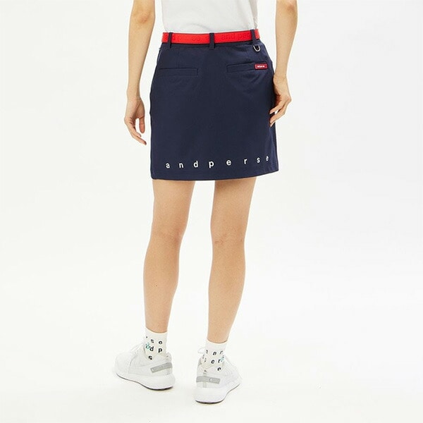 【レディース】アンパスィ スカート マルチウェイストレッチスカート AFS4004E3 ボトムス ゴルフウェア 2024年秋冬モデル and per se 秋冬ウェア 女性用 撥水 Mサイズ ホワイト(10)