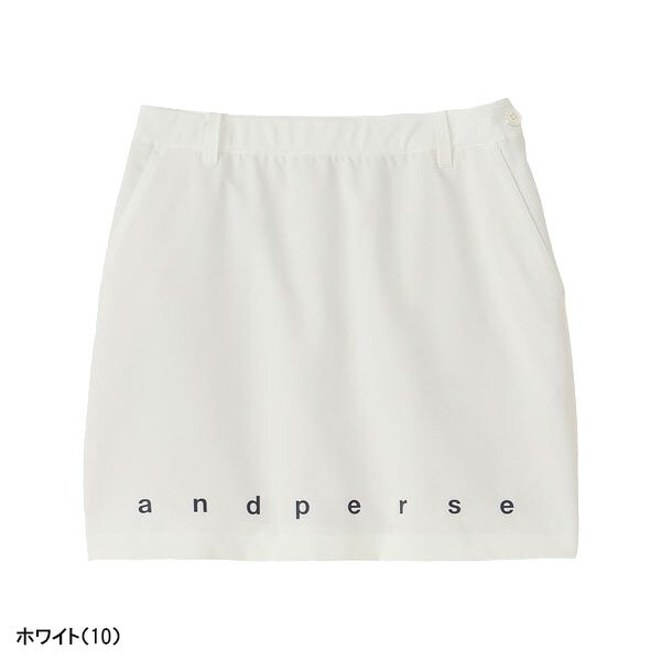 【レディース】アンパスィ スカート マルチウェイストレッチスカート AFS4004E3 ボトムス ゴルフウェア 2024年秋冬モデル and per se 秋冬ウェア 女性用 撥水