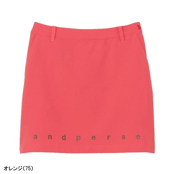 【レディース】アンパスィ スカート マルチウェイストレッチスカート AFS4004E3 ボトムス ゴルフウェア 2024年秋冬モデル and per se 秋冬ウェア 女性用 撥水 Mサイズ ホワイト(10)