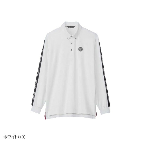 アンパスィ 長袖 ボダンダウン ポロシャツ メルトウォーム メンズ AMF9344W3 トップス ゴルフウェア 秋冬モデル and per se 秋冬ウェア