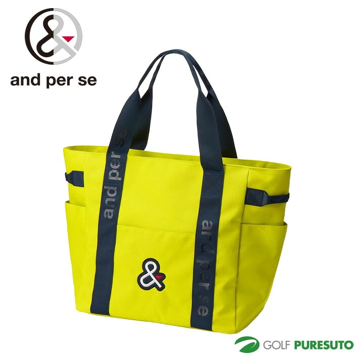 アンパスィ ゴルフ BIG トートバッグ AUA7006  ゴルフ小物入れ 便利 ゴルフグッズ ゴルフバッグ 2026年モデル and per se GOLF