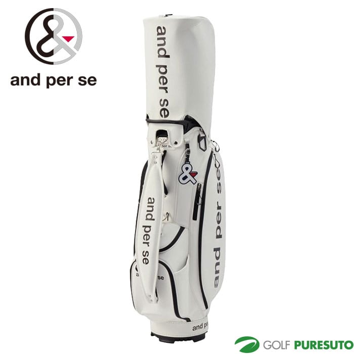 アンパスィ ゴルフ 9.0型 キャディバッグ ユニセックス AUS7306 ゴルフバッグ カートタイプ 2026年モデル  and per se GOLF