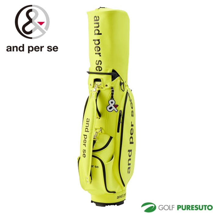 アンパスィ ゴルフ 9.0型 キャディバッグ ユニセックス AUS7306 ゴルフバッグ カートタイプ 2026年モデル  and per se GOLF