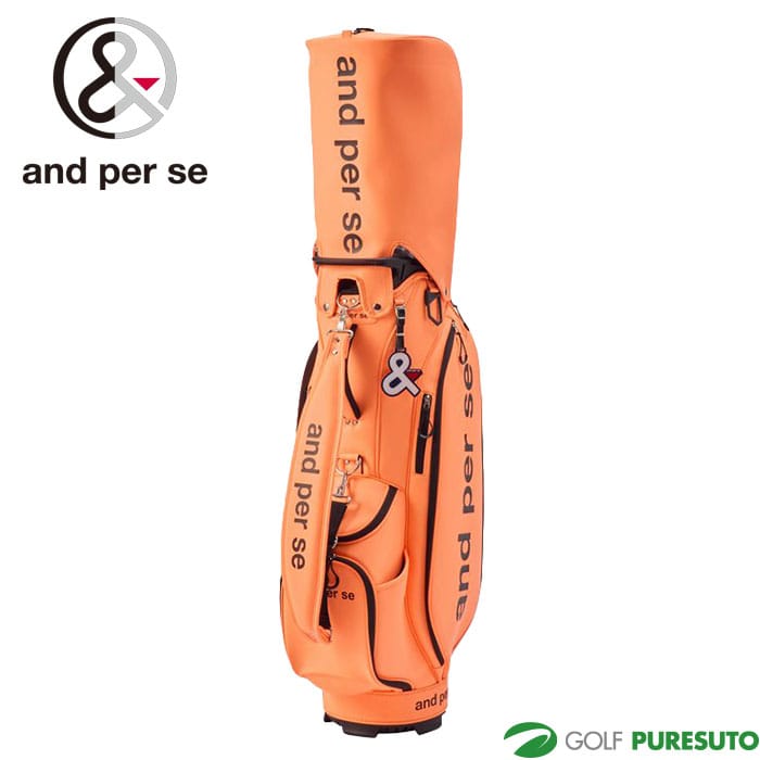 アンパスィ ゴルフ 9.0型 キャディバッグ ユニセックス AUS7306 ゴルフバッグ カートタイプ 2026年モデル  and per se GOLF