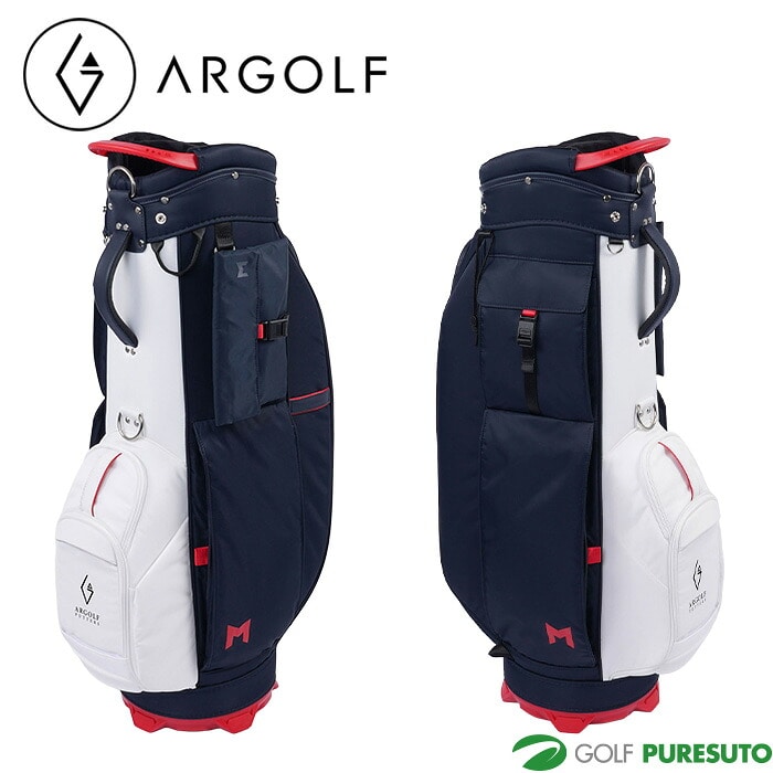 アールゴルフ 8.5型 キャディバッグ M GAIA キャディ CN1 ゴルフバッグ カートタイプ 2025年秋冬モデル ミニマルゴルフ MINIMALGOLF ARGOLF